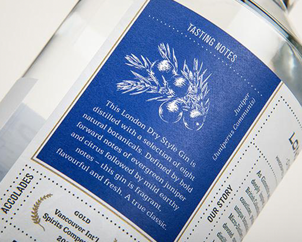 Long Table Distillery London Dry Gin