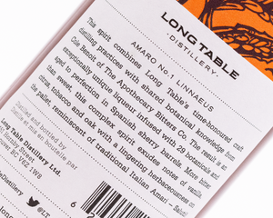 Long Table Distillery Amaro No. 1 – Linnaeus