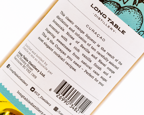 Long Table Distillery Orange Curaçao Liqueur